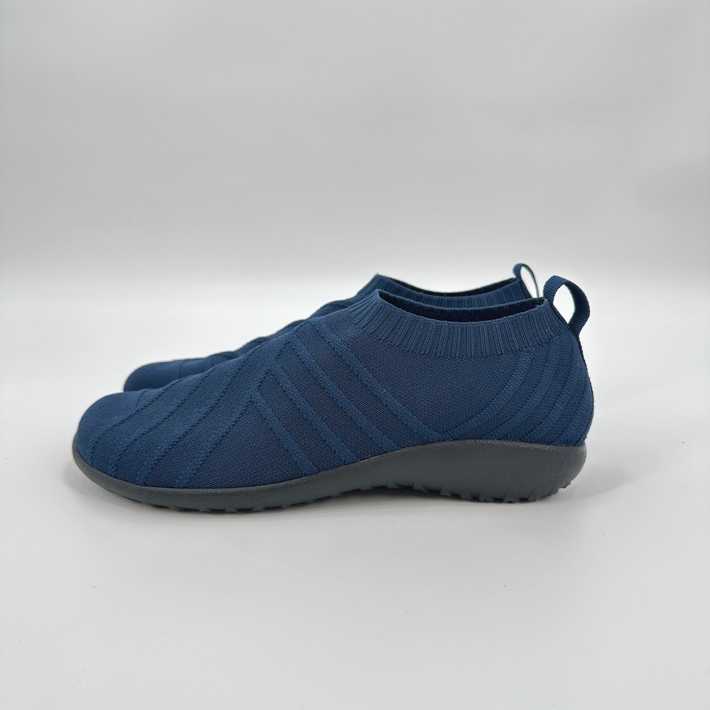 Naot Vegan Okahu Navy Blue Knit Slip On Walking Shoes Womens‎ 39 / US 8 NWOB